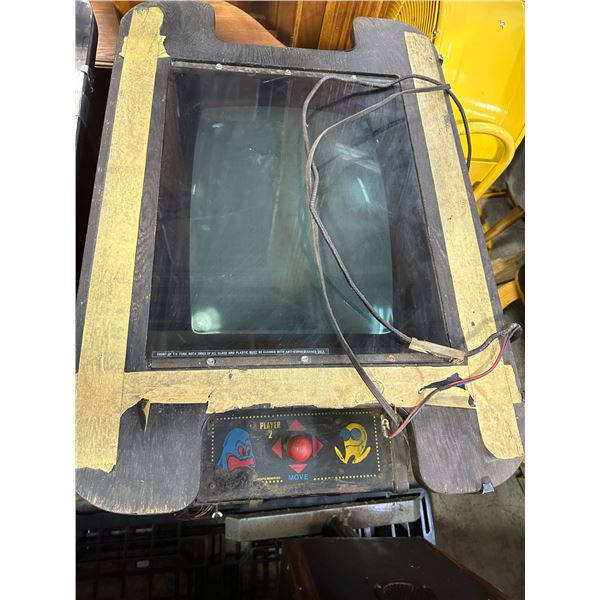Vintage Pac-Man 2 player horizontal arcade game