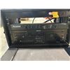 Image 2 : Denon DN-T620 Precision Component CD, Cassette Tape player in carry bag w/ power bars