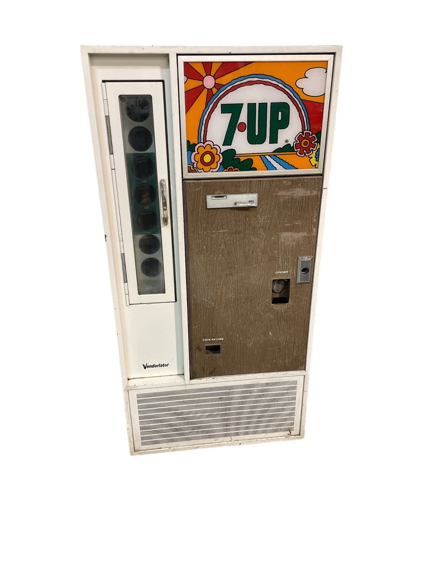 1970s 7-UP Vending Machine - Good working Condition (approx 25in x 21in ...