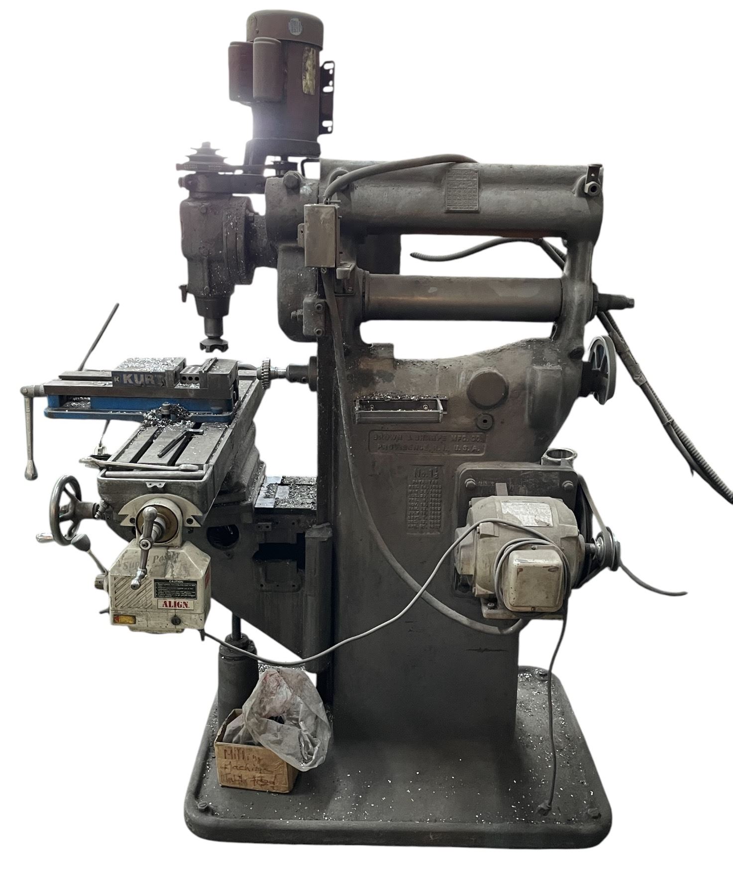 Sharp Horizontal Mill Brown & Sharpe Milling Machine - Universal Light Type Horizontal Mill ...