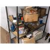 Image 2 : 5-tier shelf w/ assorted metal shop supplies