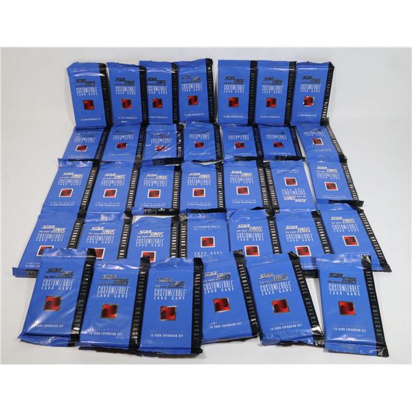 34 SEALED PACKS OF STAR TREK NEXT GEN CARDS
