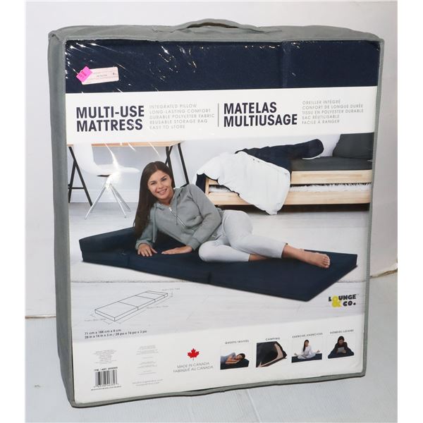 FOLDING TWIN MATTRESS (NEVER USED)