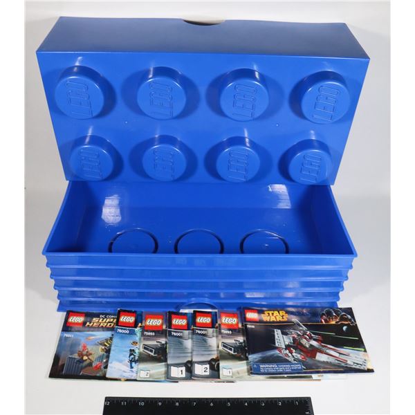 LARGE LEGO STORAGE "BRICK" SOLD WITH