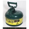 Image 1 : JUSTRITE SAFETY CAN, 1 GALLON, TYPE 1