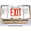 Image 1 : DOUBLE SIDED EXIT LIGHT WITH LED SIDE LIGHTS