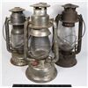 Image 1 : LOT OF 3 - ANTIQUE GSW BEACON LANTERNS