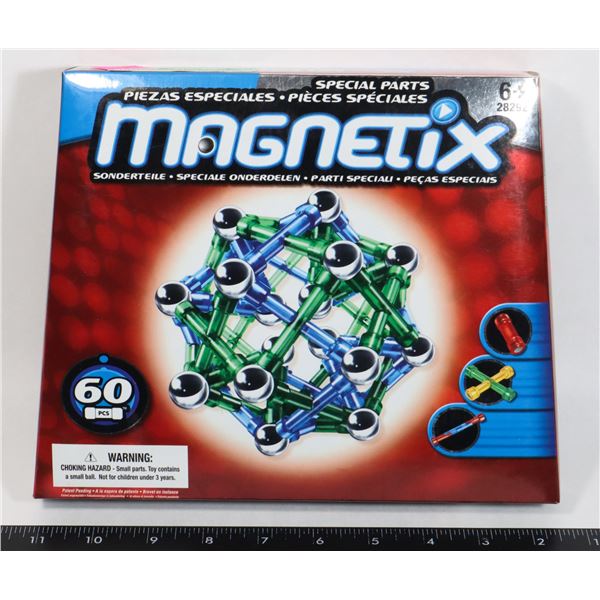 NEW MAGNETIX 60PC MAGNETIC GAME
