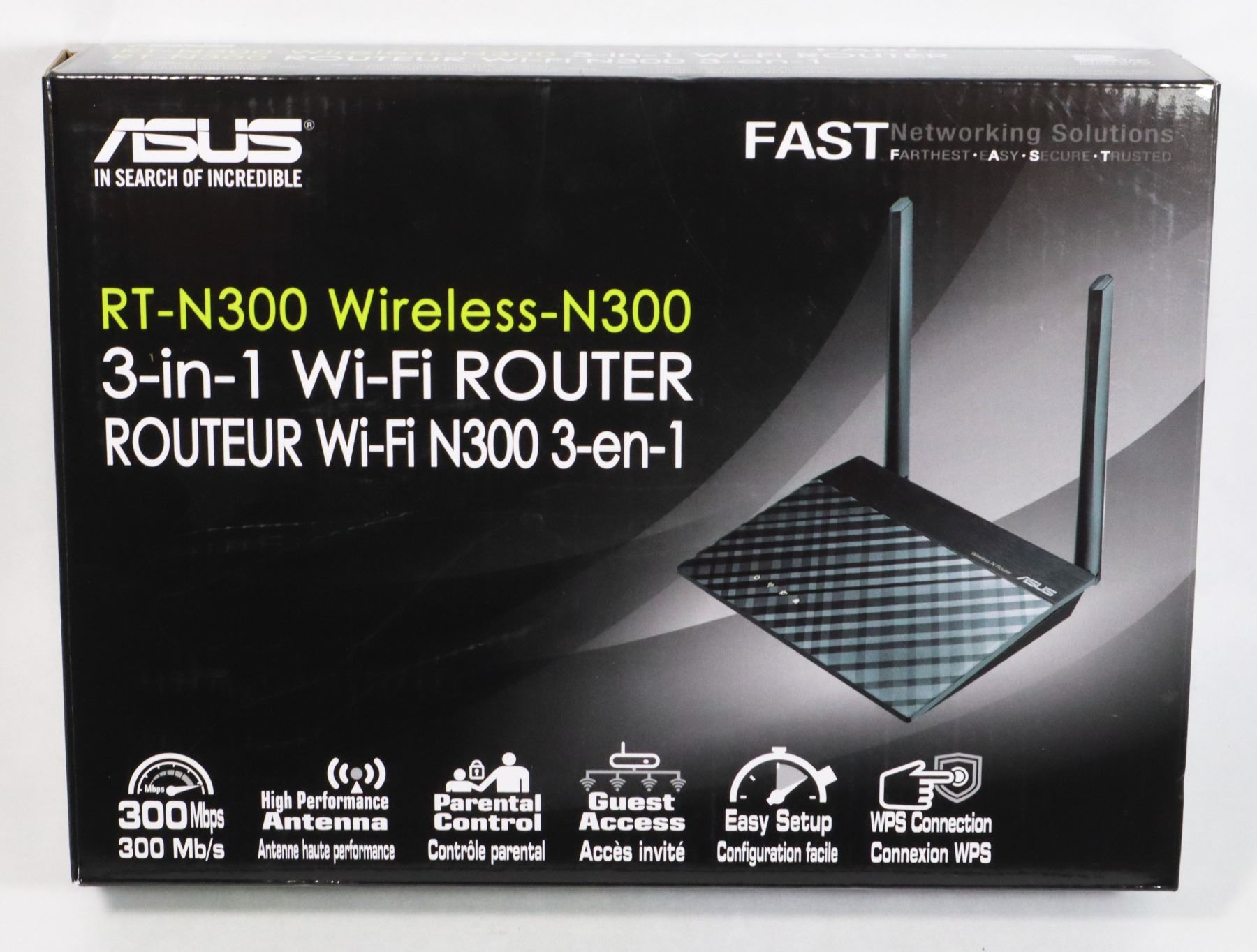 ASUS RT-N300 WIRELESS N300 ROUTER