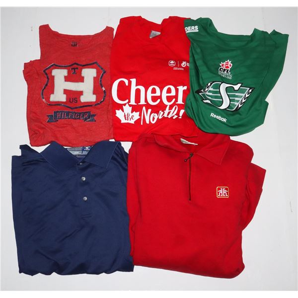 MENS SIZE EXTRA LARGE LOT OF FIVE INCLUDING REEBOK