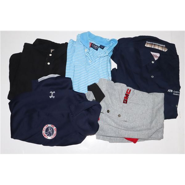 MENS SIZE LARGE CLOTHING LOT OF FIVE INCLUDING