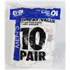 Image 1 : BAG OF GV MENS SOCKS, NEW, OPEN BAG