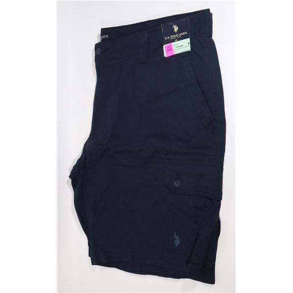 BRAND NEW U.S. POLO ASSN. BLUE SHORTS SIZE 42