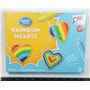 Image 1 : NEW GV RAINBOW HEARTS COOKIE DECORATING KIT