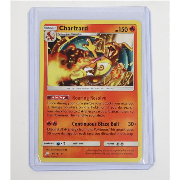 POKEMON CHARIZARD 14/181 NEAR MINT/MINT CARD