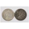 Image 2 : .50c FACE VALUE SILVER 1968 CANADA 25c COINS