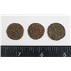 Image 1 : x3 ANTIQUE 1835-1910 BHUTAN 1/2 RUPEE COINS