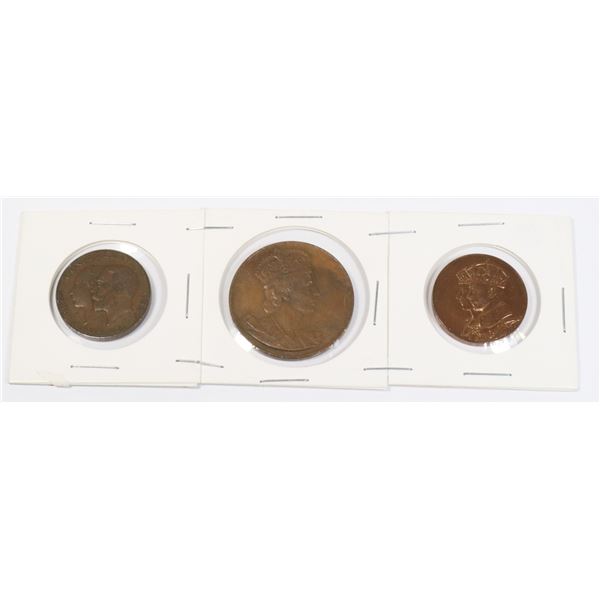 LOT OF THREE COMMEMORATIVE TOKENS INCLUDING 1967