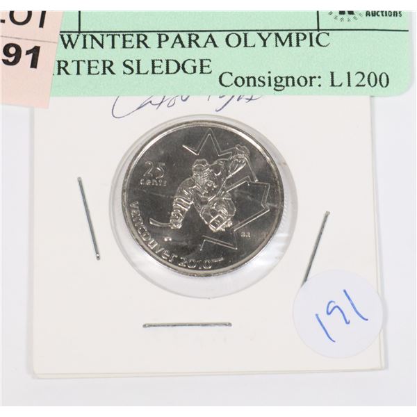2010 WINTER PARA OLYMPIC QUARTER SLEDGE
