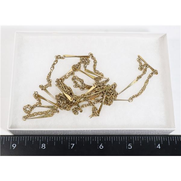 ESTATE GOLD TONE NECKLACE