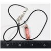 Image 1 : NEW SYNTHETIC RED STONE REPLICA HEXAGONAL STONE