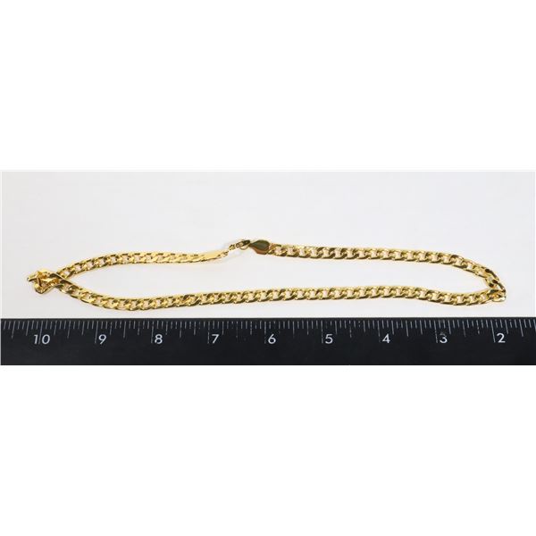 NEW MENS 18" GOLD COLOUR FASHION CHAIN