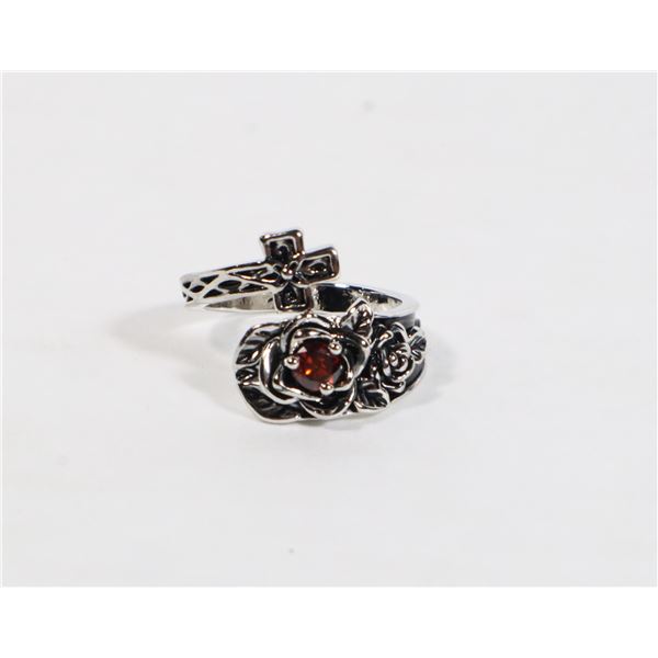 NEW SPOON DESIGN ROSE CUFF RING