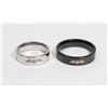 Image 1 : NEW BAT THEME COUPLES STAINLESS STEEL RINGS SIZE 8