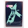 Image 1 : NEW XFILES THEME GREEN X WITH ALIEN METAL SIGN