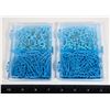 Image 1 : TWO NEW BLUE PUSH PIN AND PAPER CLIP SETS
