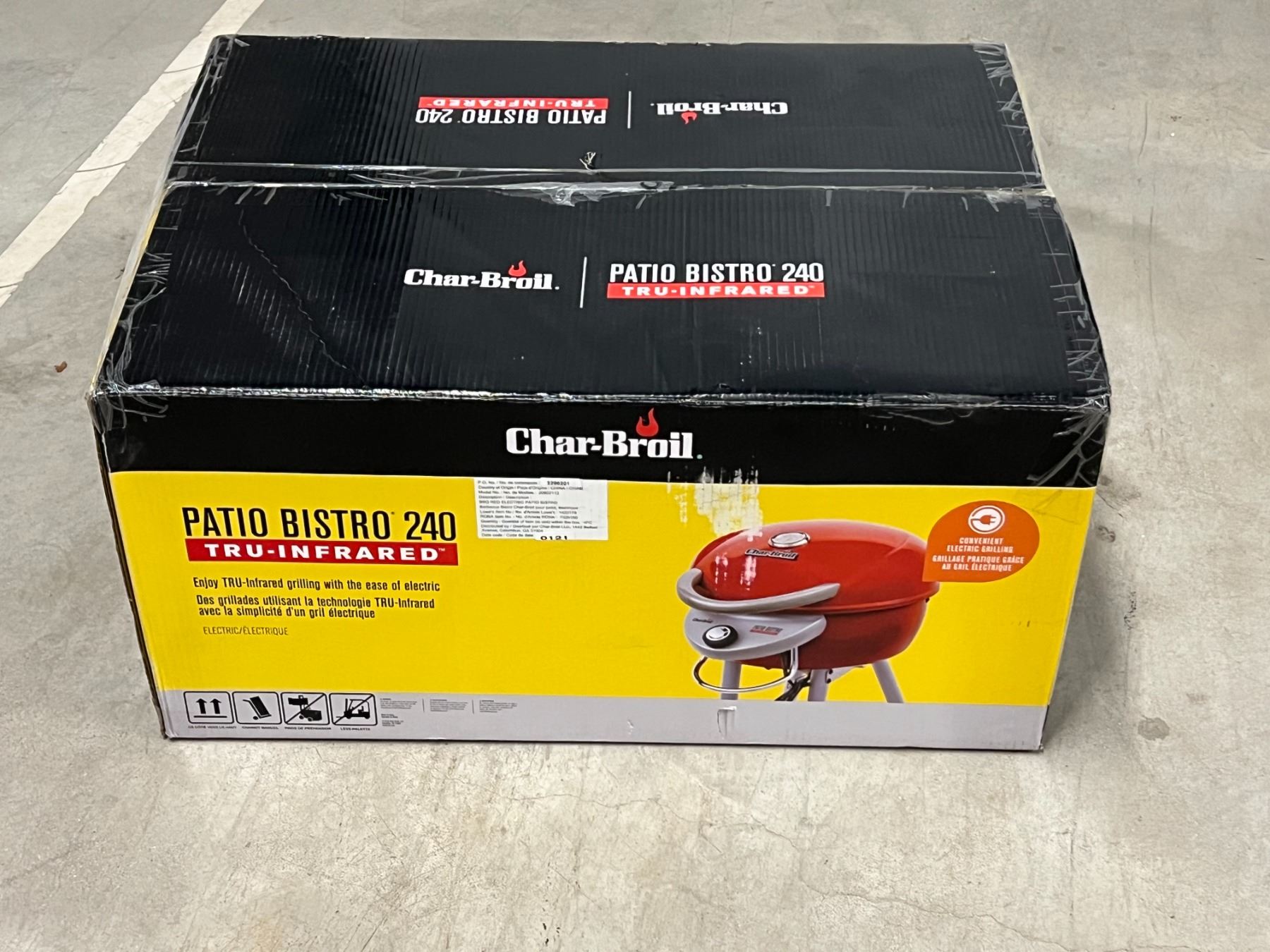 Char-Broil Tru-Infrared Patio Bistro 240 Grill - looks new/sealed - see ...