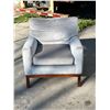 Image 4 : 2 Mid Century Arm Chairs & One Ottoman