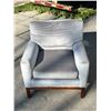 Image 5 : 2 Mid Century Arm Chairs & One Ottoman
