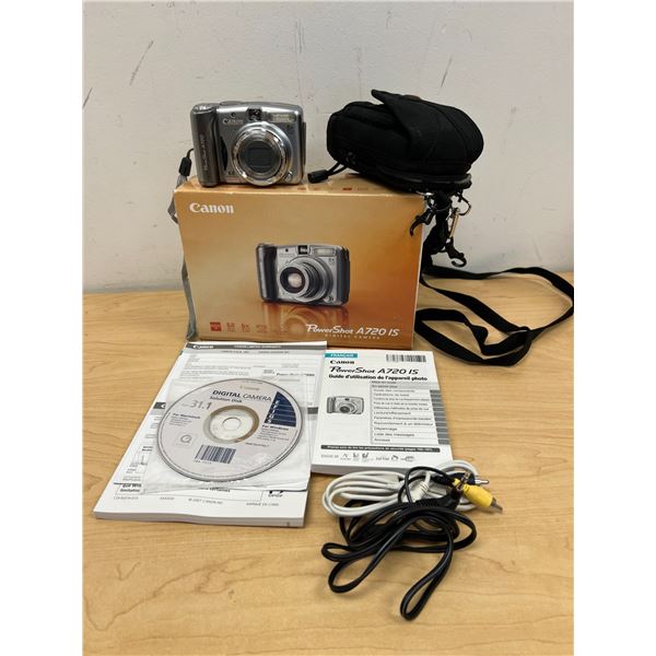 Canon Power Shot A720 IS Digital Camera 8.0 Mega pixels 6x Optical & Accessories as pictured