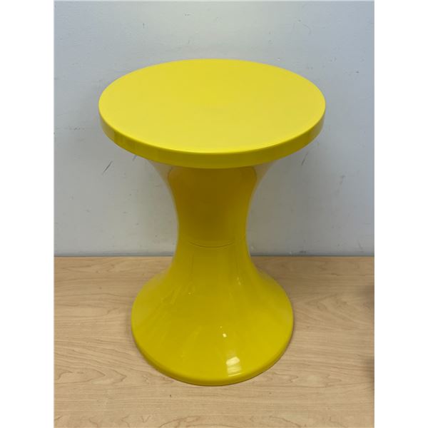 Nice Modern Plastic Stool / Plant Stand - 2 piece approx: 12"W 17.5"T
