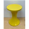 Image 1 : Nice Modern Plastic Stool / Plant Stand - 2 piece approx: 12"W 17.5"T
