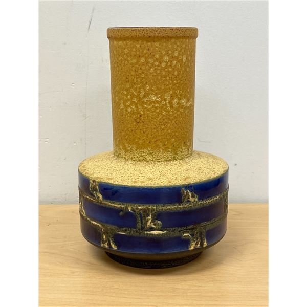 Mid Century West German Ceramic Vase - Approx: 9"T 6"W see all photos
