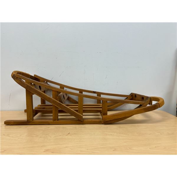Small Decorative Wood Sled - Approx: 33x11"