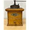Image 2 : Vintage KYM Wooden Hand Crank Coffee Grinder - Approx: 4.75"