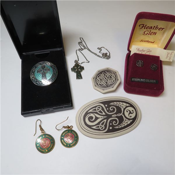 CELTIC Jewelery lot - see description and photos