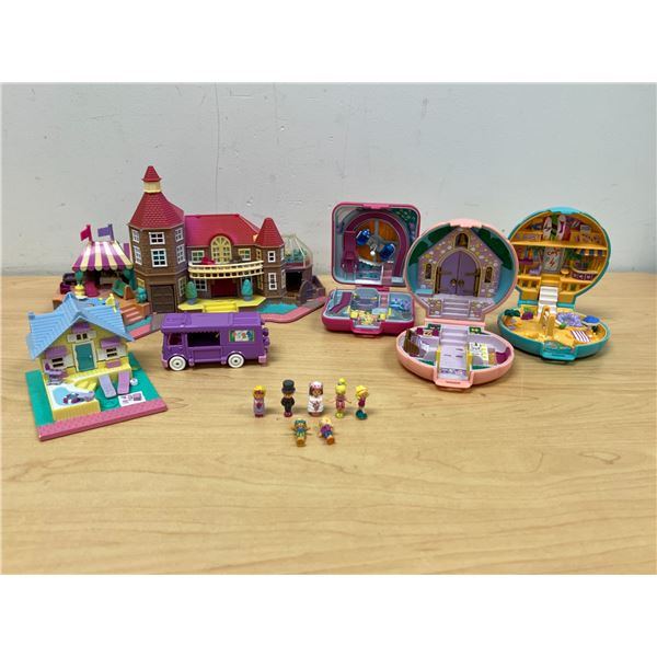 Lot of Polly Pocket Toys & Figures - see all photos for details