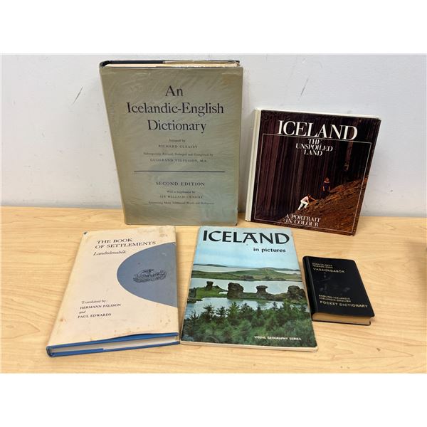 Vintage Icelandic Book Lot - see all photos for details