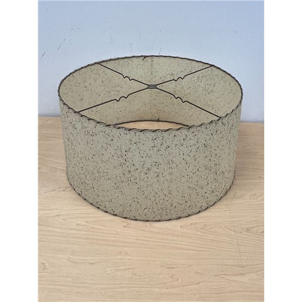 Mid Century Fiberglass Lamp Shade - Approx: 19"W 9.5"T