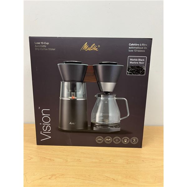 Melita 12 Cup Automatic Drip Coffee Maker - open box, looks new - see all photos
