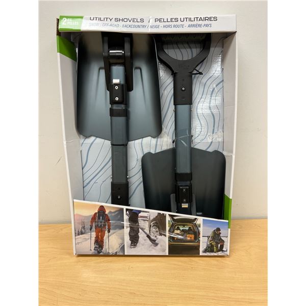 2 Pack Folding Utility Shovels - see photos for size and details