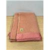 Image 1 : Reversible Ayers Pure Wool Blanket Approx: 88x67"