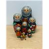 Image 1 : Unusual Large Matryoshka Nesting Doll set - very nice overall