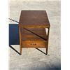 Image 1 : Mid Century Side Table with Drawer and lower Shelf - Approx: 30x20" & 23.5"T