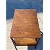 Image 5 : Mid Century Side Table with Drawer and lower Shelf - Approx: 30x20" & 23.5"T