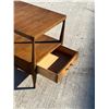 Image 6 : Mid Century Side Table with Drawer and lower Shelf - Approx: 30x20" & 23.5"T